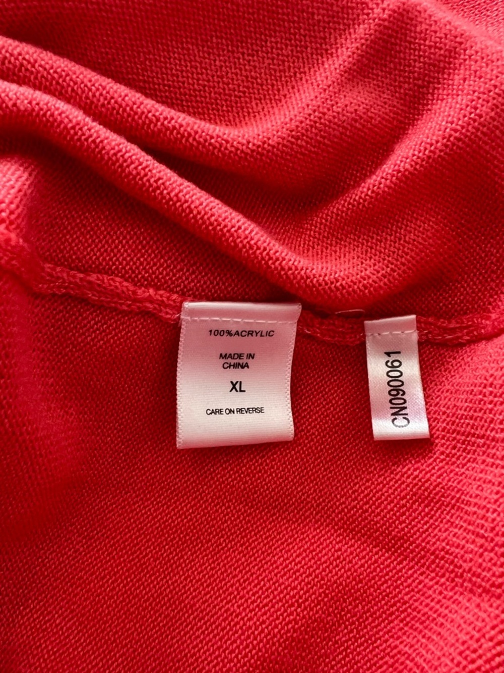 New York & Company Coral Button-Front Crew 3/4 Sleeve Cardigan Sweater Size XL - Picture 5 of 7